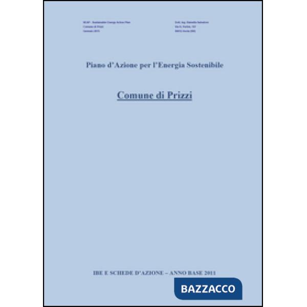 Piano d'azione per l'energia sostenibile. Comune di Prizzi