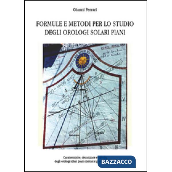 Formule e metodi per lo studio degli orologi solari piani