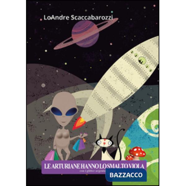 Arturiane hanno lo smalto viola con i glitter argentati (Le)