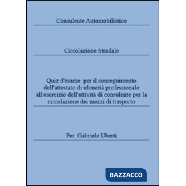 Consulente automobilistico circolazione stradale