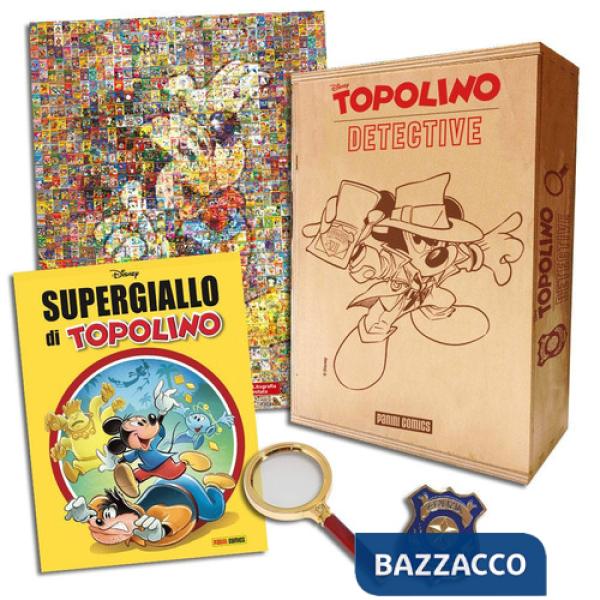 Topolino detective. Box. Con lente d'ingrandimento