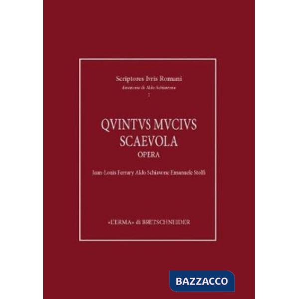 Quintus Mucius Scaevola opera