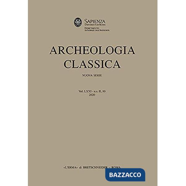 Archeologia classica (2019). Vol. 71