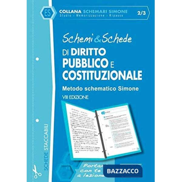 Schemi & schede di diritto pubblico e costituzionale