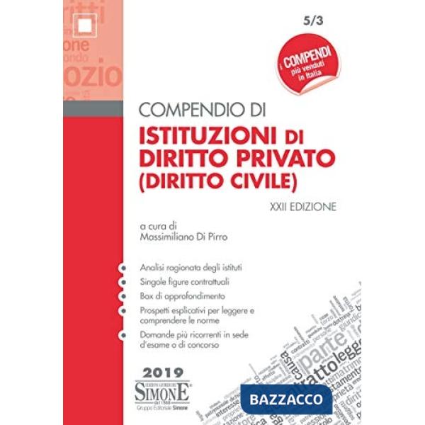 Compendio di istituzioni di diritto privato (diritto civile)