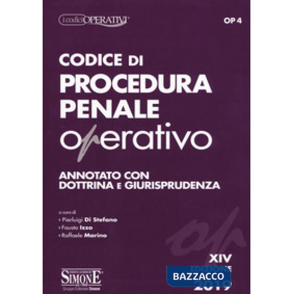 Codice di procedura penale operativo. Annotato con dottrina e giurisprudenza