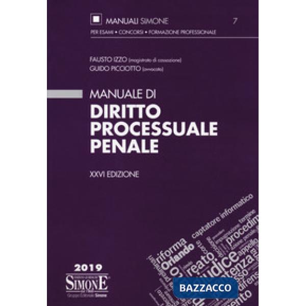 Manuale di diritto processuale penale