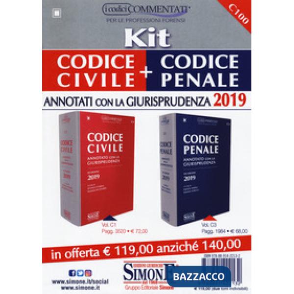 Kit Codice civile + Codice penale annotati con la Giurisprudenza