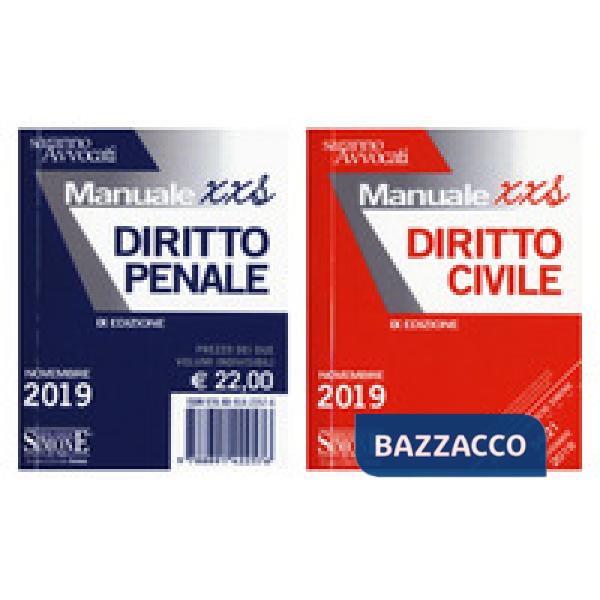 Diritto civile. Manuale XXS-Diritto penale. Manuale XXS