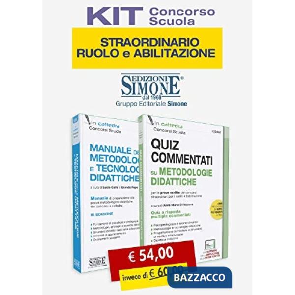Kit concorso scuola. Straordinario. Abilitazione