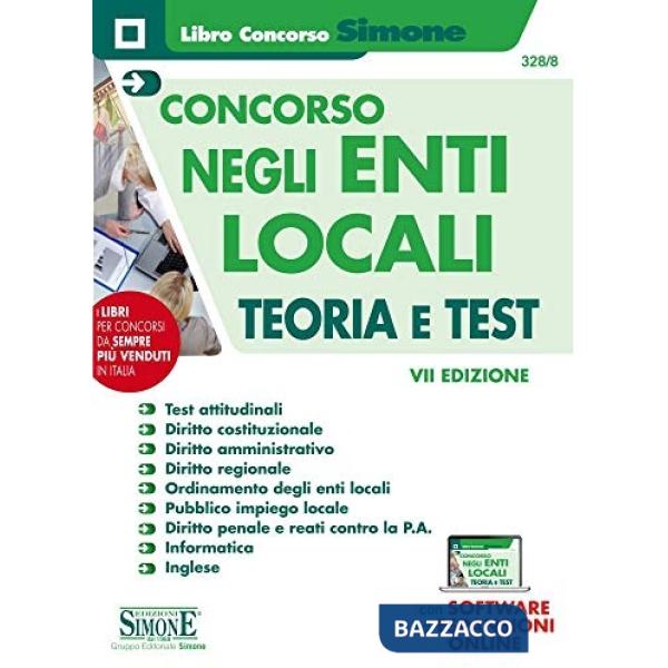 Concorso negli enti locali. Teoria e test