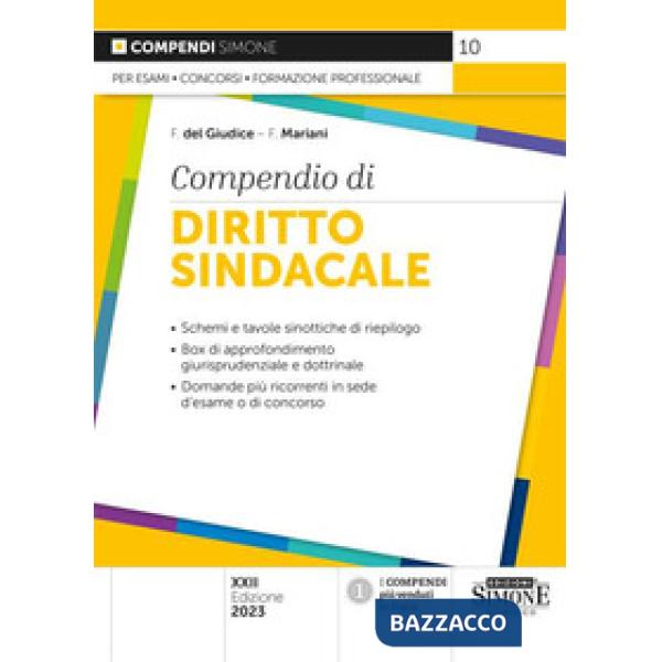 Compendio di diritto sindacale