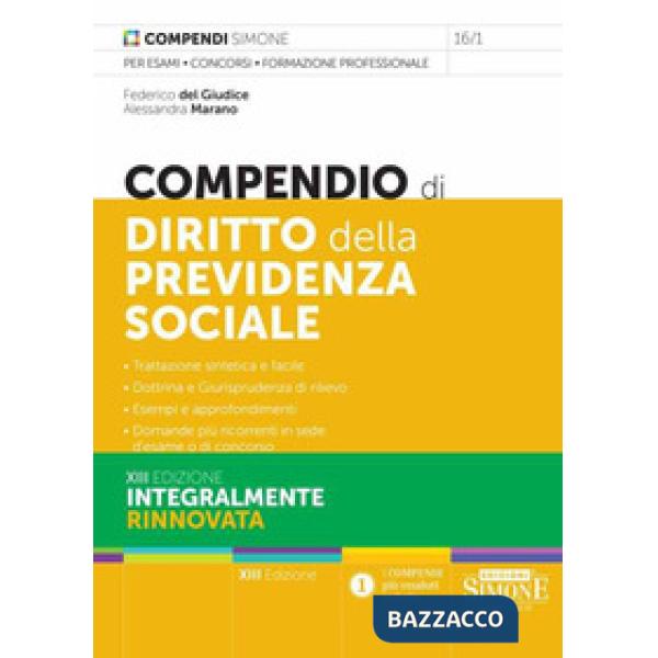 Compendio di diritto della previdenza sociale