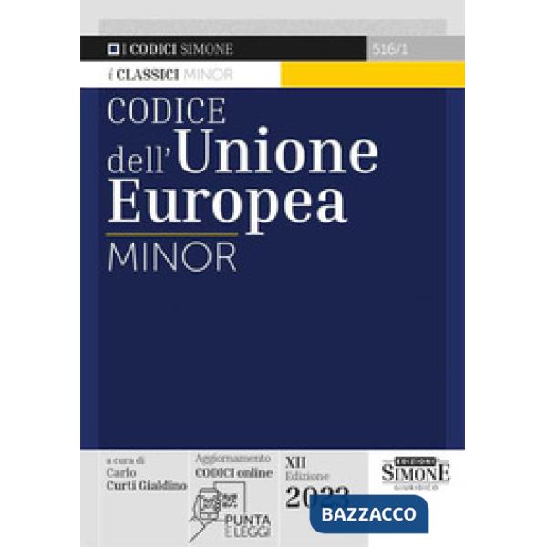 Codice breve dell'Unione europea. Ediz. minore