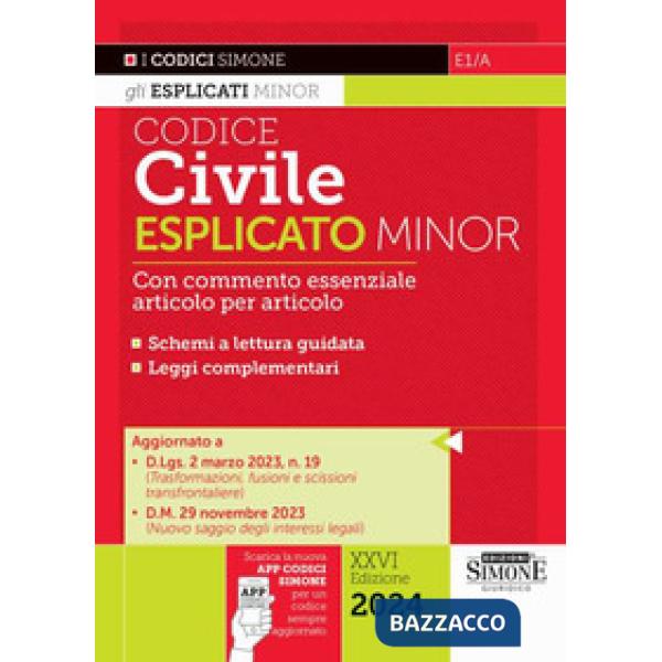 Codice civile esplicato. Ediz. minor