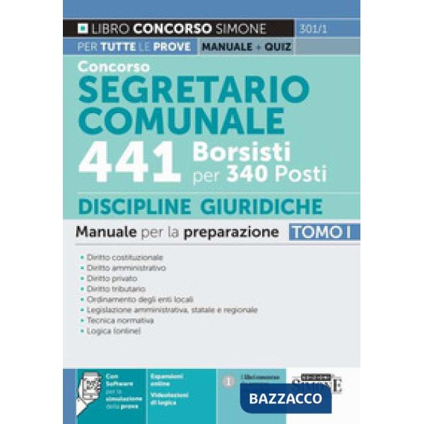 Concorso segretario comunale 441 borsisti per 340 posti