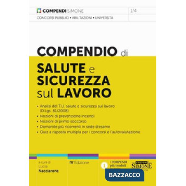 Compendio di salute e sicurezza sul lavoro
