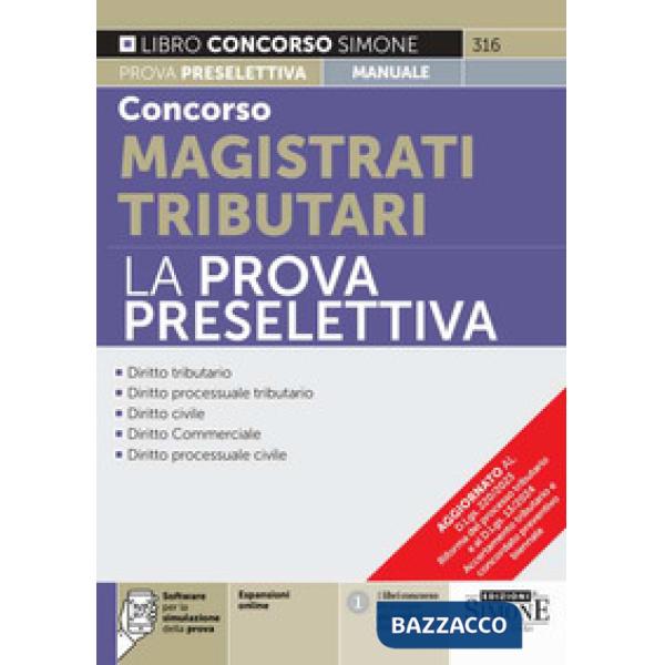 Concorso magistrati tributari. La prova preselettiva