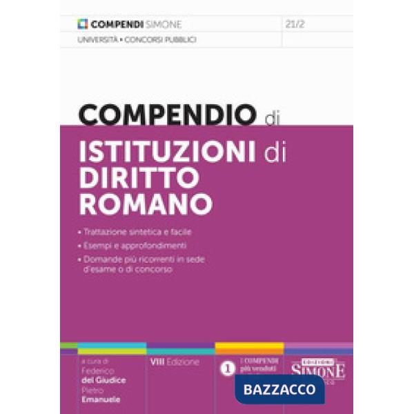 Compendio di istituzioni di diritto romano
