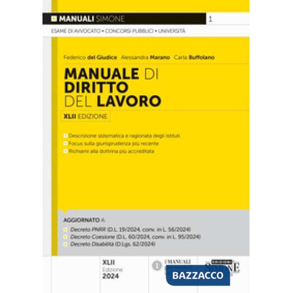 Manuale di diritto del lavoro