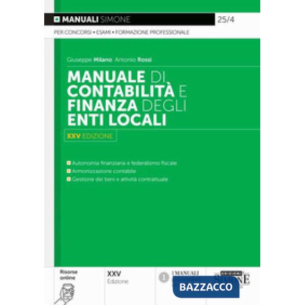 Manuale di contabilità e finanza degli enti locali