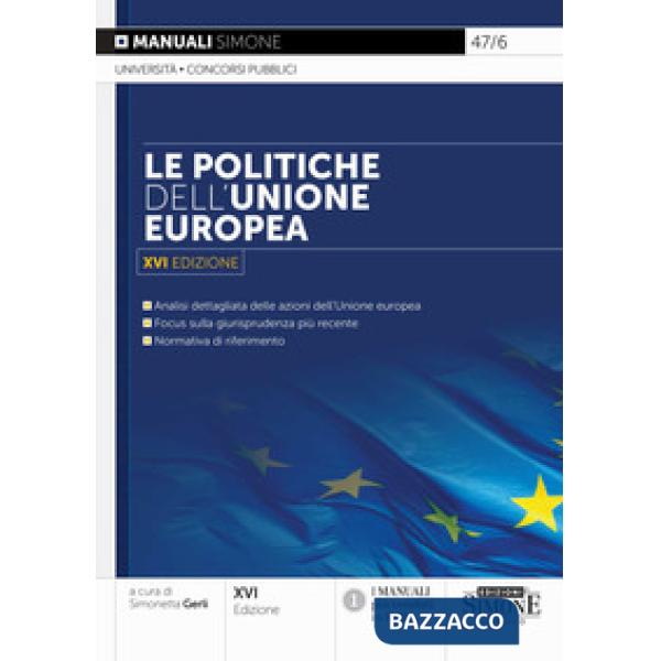 Le politiche dell'Unione europea
