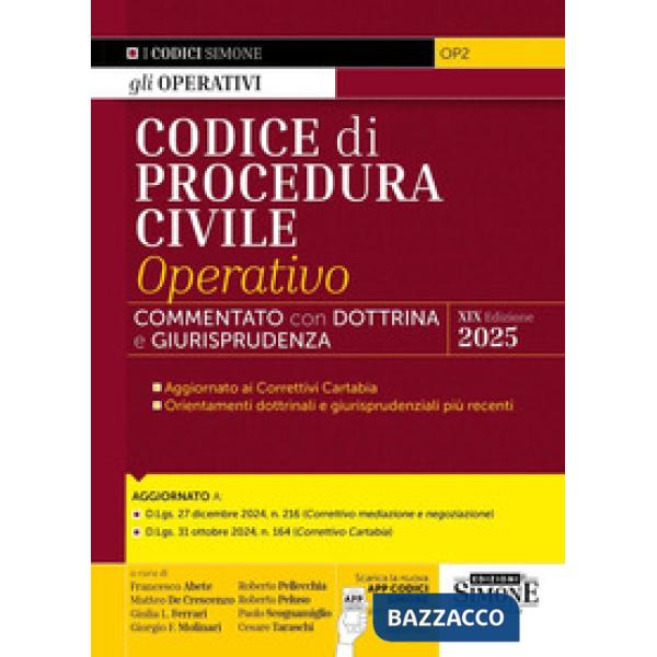 Codice di procedura civile operativo. Annotato con dottrina e giurisprudenza
