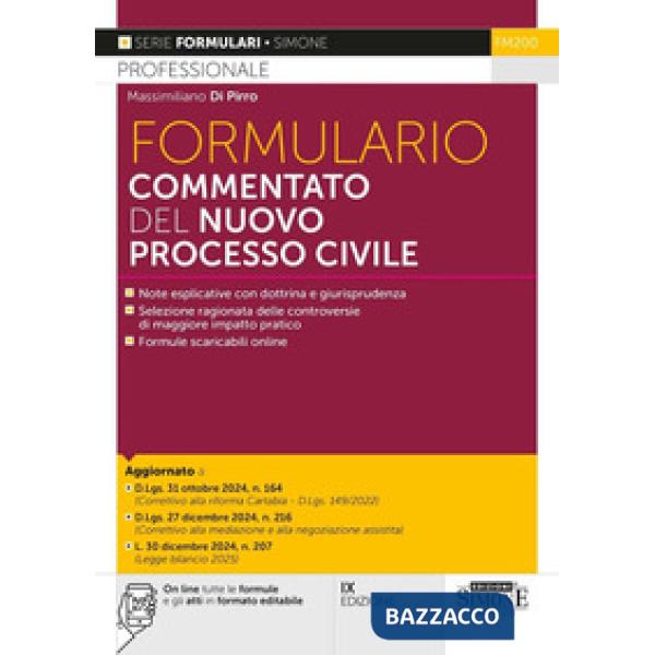 Formulario commentato del nuovo processo civile