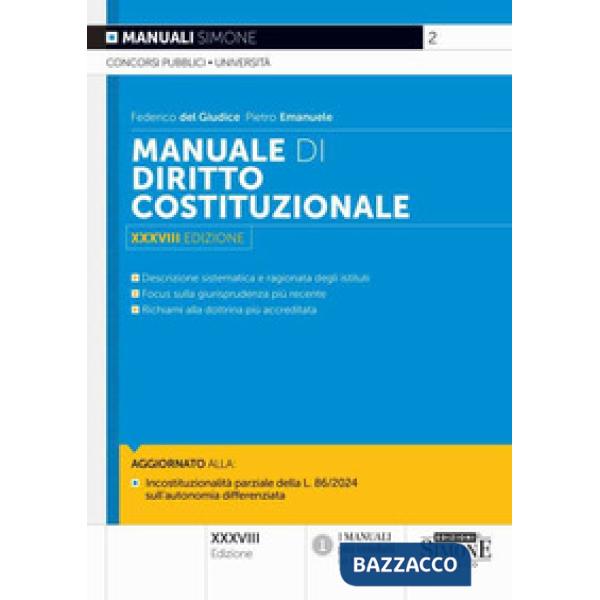 Manuale di diritto costituzionale