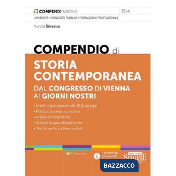 Compendio di storia contemporanea. Dal Congresso di Vienna ai giorni nostri