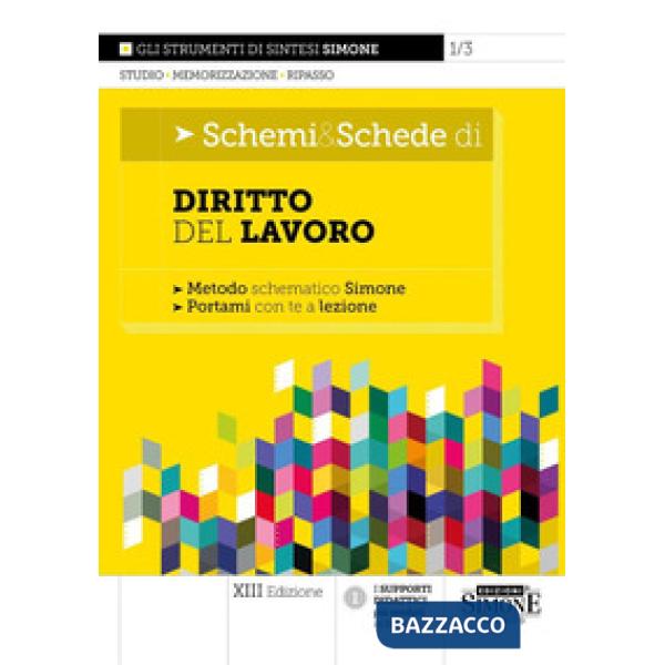 Schemi & schede di diritto del lavoro