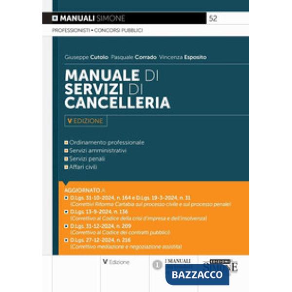 Manuale di servizi di cancelleria