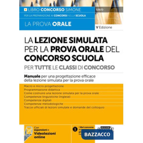 La lezione simulata per la prova orale del concorso scuola per tutte le classi di concorso