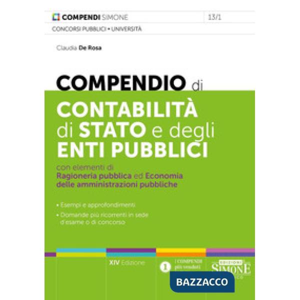 Compendio di contabilità di Stato e degli enti pubblici con elementi di ragioneria pubblica