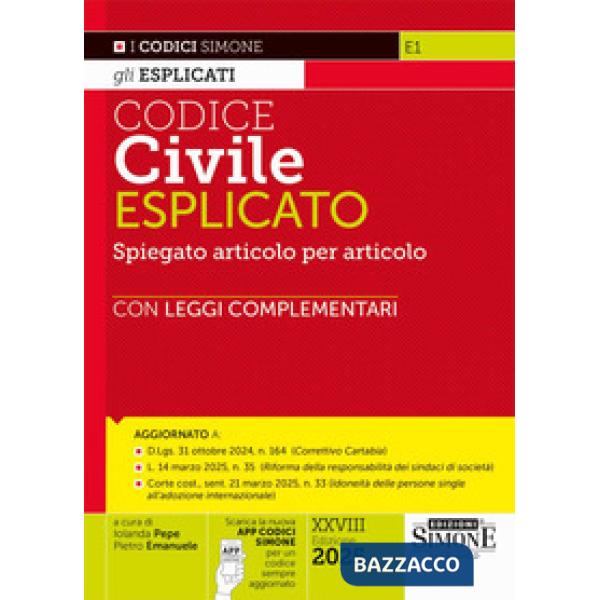 Codice civile esplicato