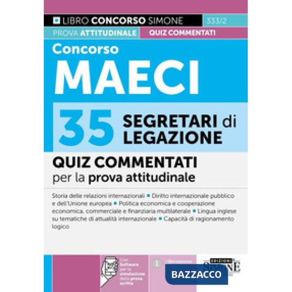 Concorso MAECI 35 Segretari di Legazione - Quiz commentati