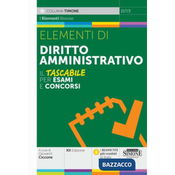 Elementi di diritto amministrativo