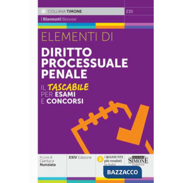 Elementi di diritto processuale penale