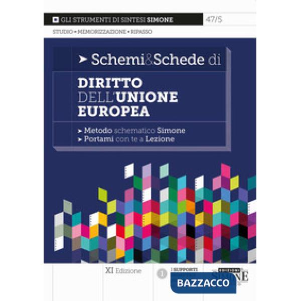 Schemi & schede di diritto dell'Unione Europea