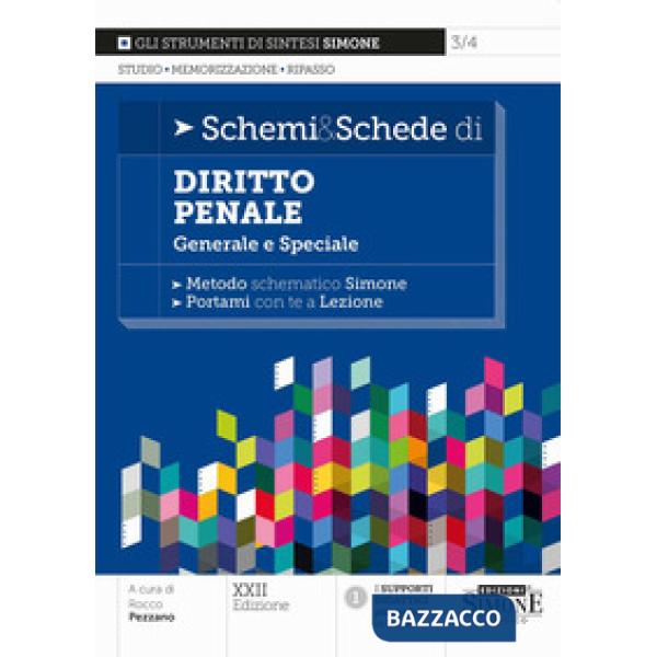 Schemi & schede di diritto penale. Generale e speciale