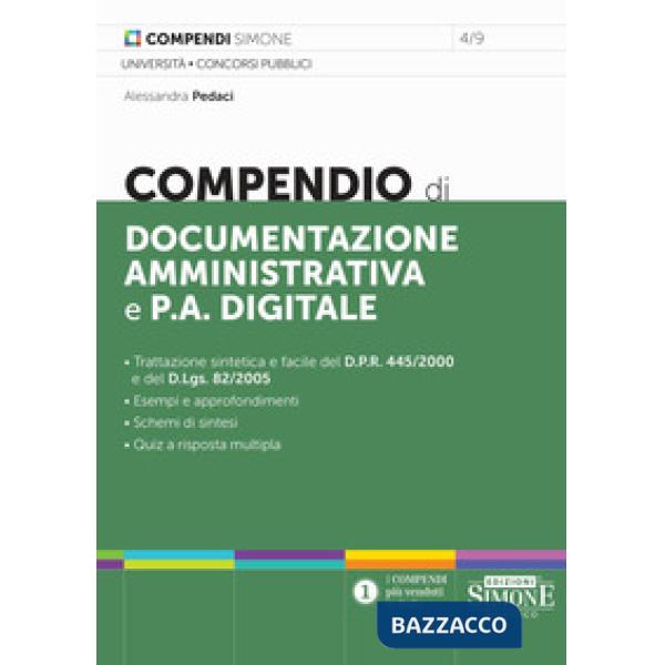 Compendio di documentazione amministrativa e P.A. digitale