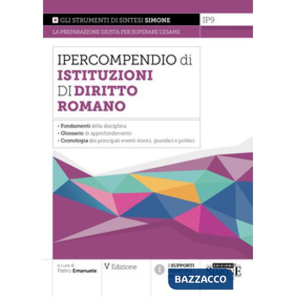 Ipercompendio istituzioni di diritto romano