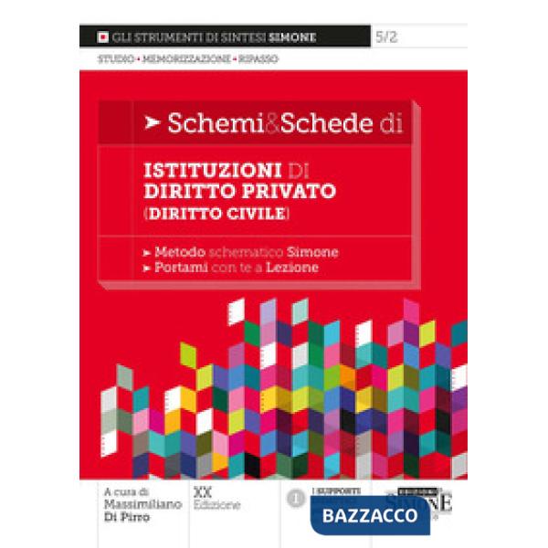 Schemi & schede di istituzioni di diritto privato (diritto civile). Programma completo d'esame