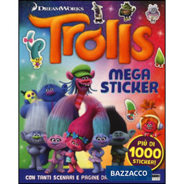 Trolls. Megasticker. Con adesivi. Ediz. illustrata