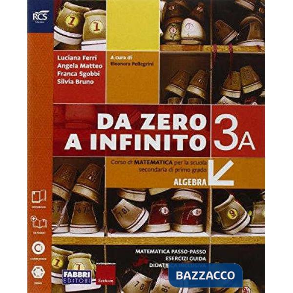 DA ZERO A INFINITO 3A + 3B SET MAIOR + QUADERNO