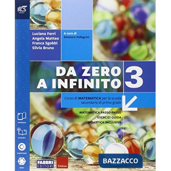 DA ZERO A INFINITO 3 SET MAIOR + QUADERNO