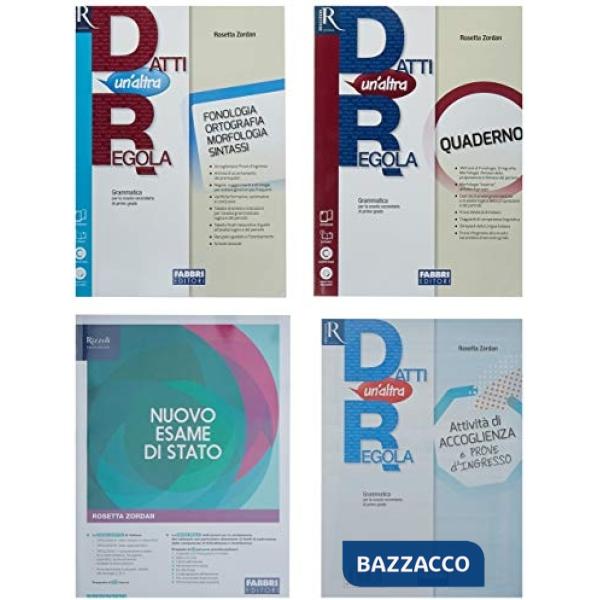 DATTI ALTRA REGOLA MORF + QUAD + PROVE + ESAME 2018 SET MAIOR