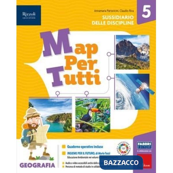 MAPPERTUTTI PI + STORIA 5 + GEOGRAFIA 5 + MATEMATICA 5 + SCIENZE 5 + H