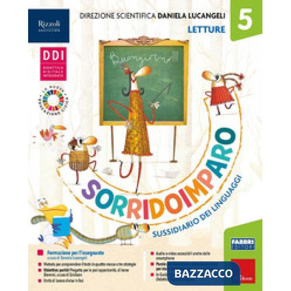 SORRIDOIMPARO LETTURE LETTURE 5 - SCITTURA 5 - GRAMMATICA 5 + HUB KIDS
