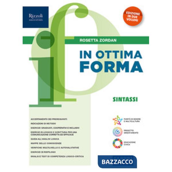 IN OTTIMA FORMA SINTASSI SET